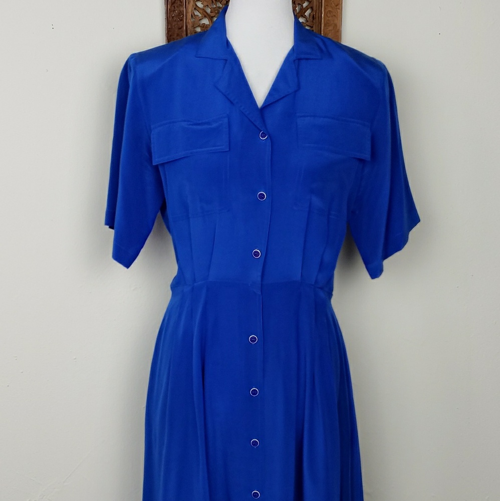 Vintage Partners by Mervyn's blue dress